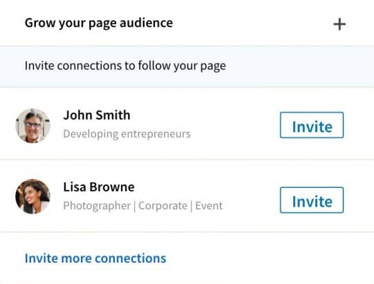 Grow LinkedIn Followers by Inviting