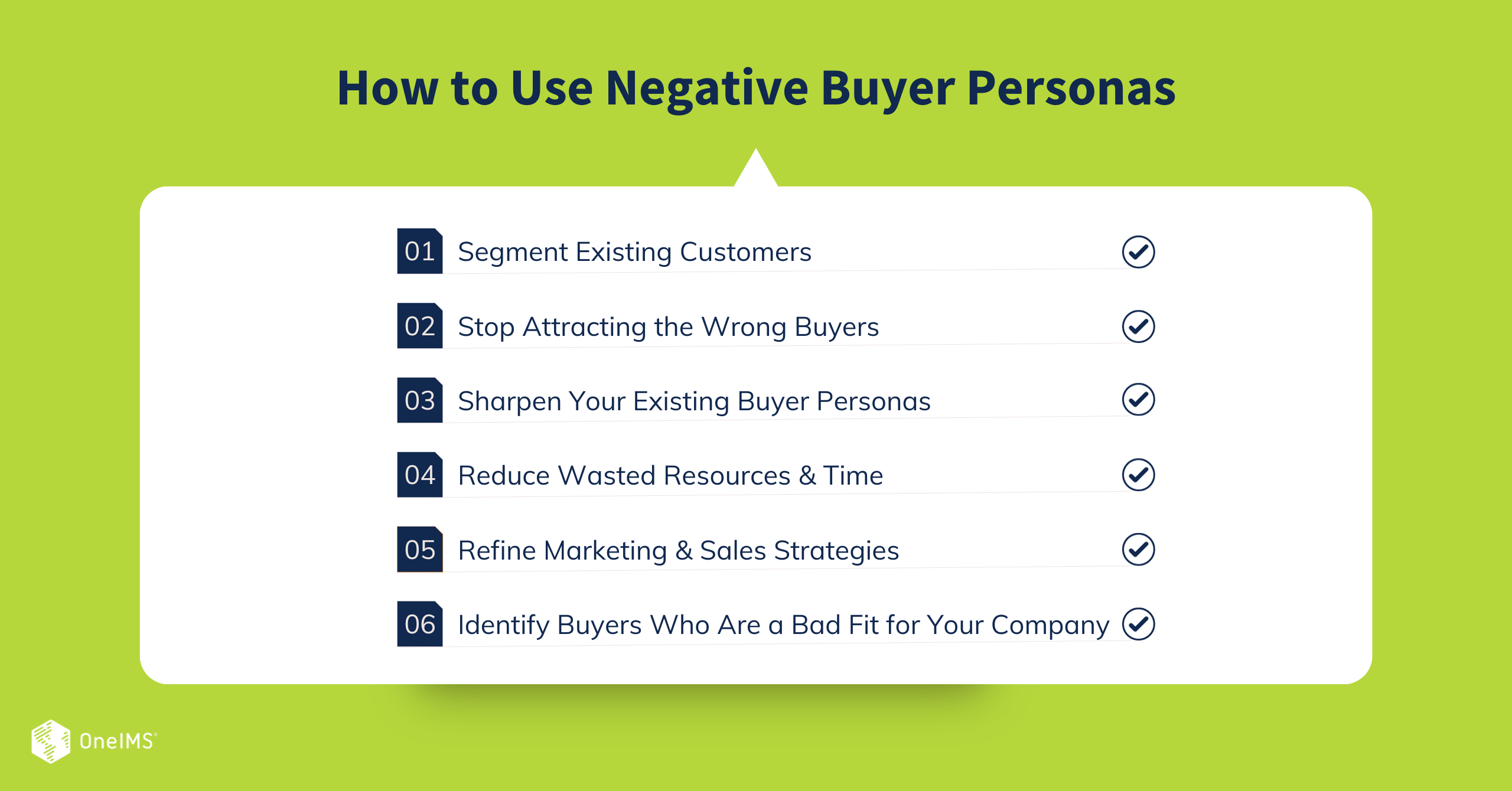 How to Use Negative Buyer Personas