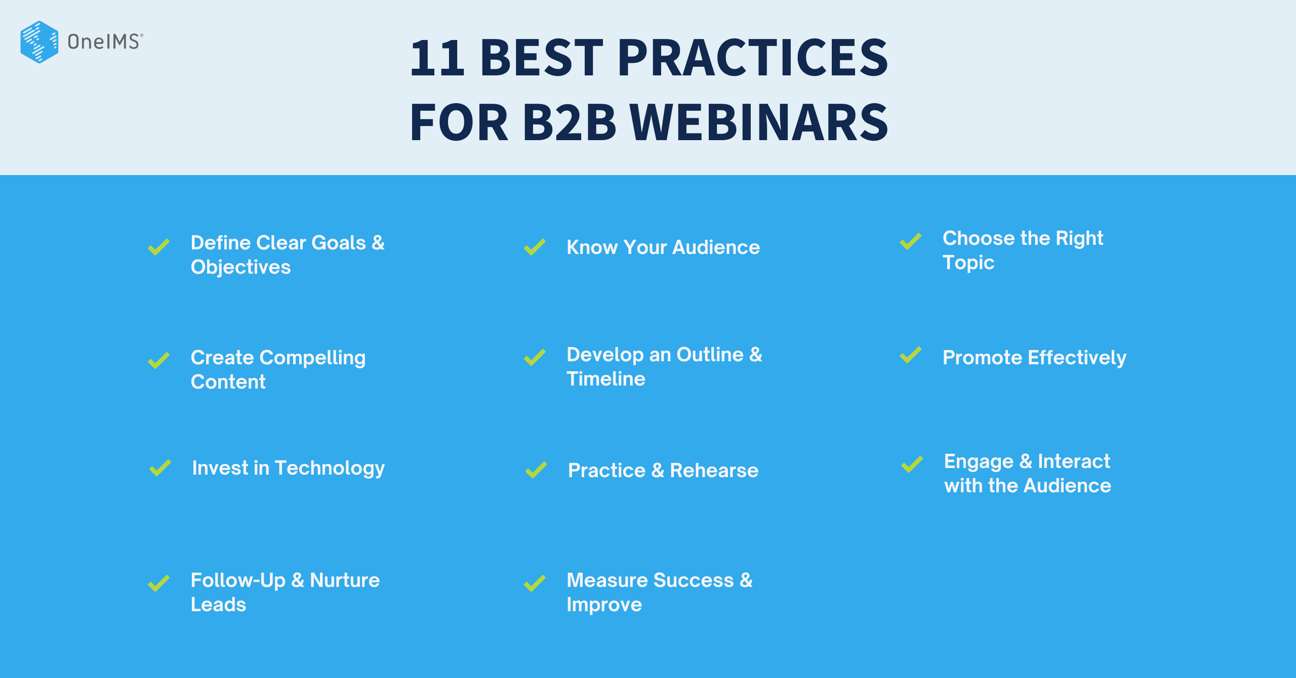 Best Practices for B2B Webinars